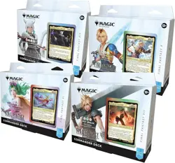 Commander Decks -Set of 4- Collectors Edition FINAL FANTASY FIN MTG SEALED - Image 1