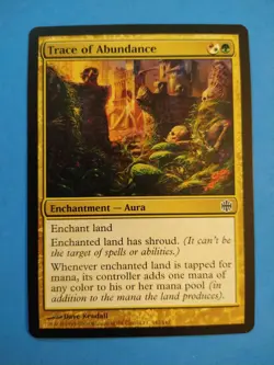 Trace of Abundance 1X MP Alara Reborn MTG Magic the Gathering - Image 1