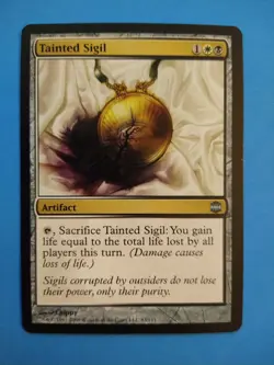 Tainted Sigil 1X LP Alara Reborn MTG Magic the Gathering - Image 1