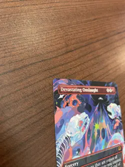 Devastating Onslaught (Borderless) EOE NM MTG - Sorcery #308 - Image 4