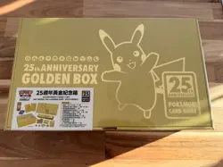 Sealed Chinese Pokemon TCG 25th Anniversary Celebrations Golden Box Pikachu - Image 1