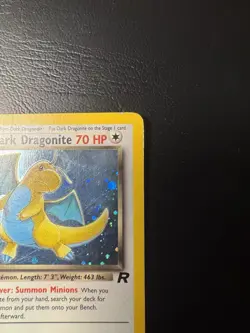 Dark Dragonite Holo Pokemon Team Rocket 5/82 Rare LP Excellent Condition Vintage - Image 3