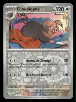Oinkologne SV09: Journey Together #140/159 Uncommon Reverse Holo Pokemon NM - Image 1