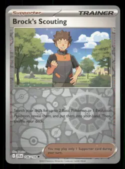Brock's Scouting SV09: Journey Together #146/159 UC Reverse Holo Pokemon NM - Image 1