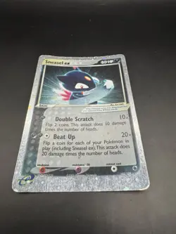 Pokemon TCG Sneasel EX 103/109 EX Ruby & Sapphire Ultra Rare Holo - Image 1