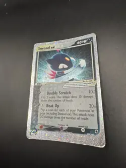 Pokemon TCG Sneasel EX 103/109 EX Ruby & Sapphire Ultra Rare Holo - Image 3
