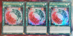 3x Wunder-Synchrofusion GFTP-DE111 ULTRA RARE DEUTSCH 1.AUFLAGE PLAYSET Yu-Gi-Oh - Image 1