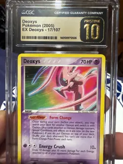 Deoxys 2005 Pokemon Ex Deoxys PSA 10 Graded Card GEM MT 17/107 - Image 1