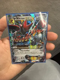 Mega Scizor EX 77/122 BREAKpoint 2016 Pokemon Card TCG - Image 1