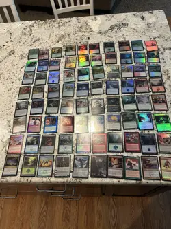 Mtg Foil Lot x80 - Magic The Gathering Foil Card Lot Mtg Foil Cards Lp - Image 1
