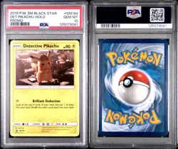 2019 Pokemon SM Black Star Pikachu Promo Holo Card PSA 10 - Image 3