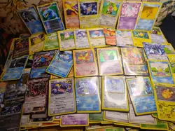 4 Lbs (2 Etbs) Of Damaged Pokemon Cards Lot WOTC Holo HP Heavily Played Vintage - Image 1