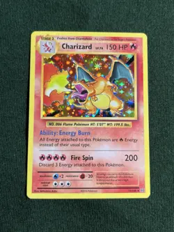 Charizard 11/108 Pokemon TCG Holo Card Evolutions Set Light Played Condition - Image 1