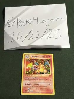 Charizard 11/108 Pokemon TCG Holo Card Evolutions Set Light Played Condition - Image 3