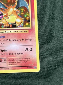 Charizard 11/108 Pokemon TCG Holo Card Evolutions Set Light Played Condition - Image 5