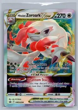 SWSH: Sword & Shield Promo Cards #SWSH298 Hisuian Zoroark VSTAR - Image 1