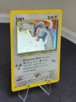 Pokemon Lugia Holo Rare Card 9/111 Neo Genesis Excellent Condition MP - Image 3