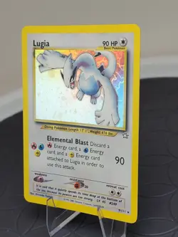 Pokemon Lugia Holo Rare Card 9/111 Neo Genesis Excellent Condition MP - Image 4