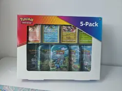 Pokemon TCG Sinnoh Stars 5-Pack Set 5 Mini Tins plus 4 Promo Cards - Image 1