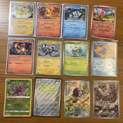 Pokemon Card Lot (12): Cosmos Promo, Art Rares, Starter Holos! See Pics! - Image 1