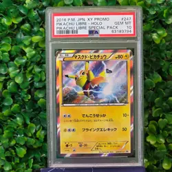 PSA 10 Pikachu Libre Special Pack Holo Promo 247/XY-P 2016 Pokemon Card JPN #315 - Image 1