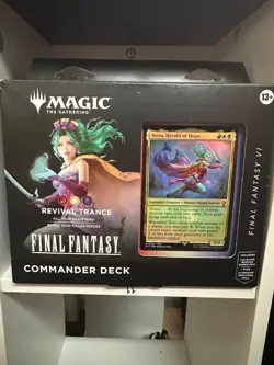 Magic The Gathering Final Fantasy 6 Sealed Commander Deck- Revival Trance - Image 1