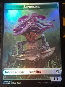 Dragon - Saproling token FOIL , Dominaria United , NM ,MTG , FREE SHIPPING - Image 5