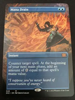 Mana Drain (Borderless) Double Masters 2022 Regular - Image 1