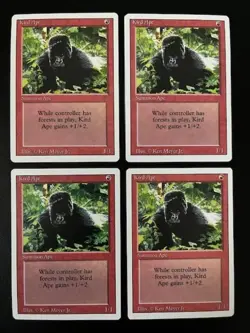MTG - Kird Ape x4 - Revised - Image 1