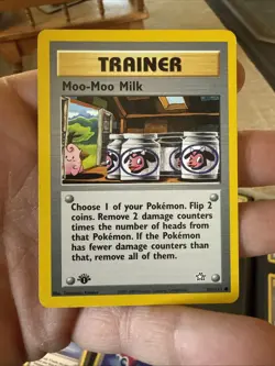 POKEMON TCG MOO-MOO MILK 101/111 NEO GENESIS 1ST EDITION COMMON!! - Image 1