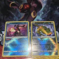 Pokemon Singles Radiant greninja & Steelix Lot Of 2 - Image 1