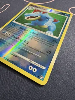 Feraligatr 8/123 Pokemon 2007 Mysterious Treasures Reverse Holo MP - Image 3