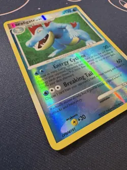 Feraligatr 8/123 Pokemon 2007 Mysterious Treasures Reverse Holo MP - Image 4