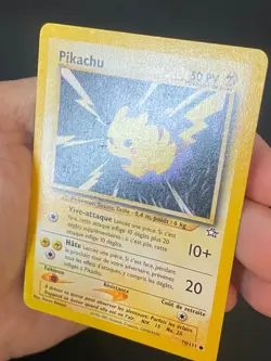 CARTE POKEMON PIKACHU 70/111 FR COMMUNE NEO GENESIS - TBE/EXC - Image 3