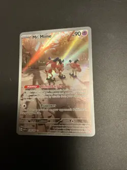 Pokemon TCG Mr. Mime 179/165 SVP Black Star Promo Secret Rare Holo - NM - Image 1