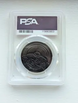 2020 Pokemon Charizard Coin - Vivid Voltage Charizard Theme Deck PSA 10 GEM MINT - Image 2