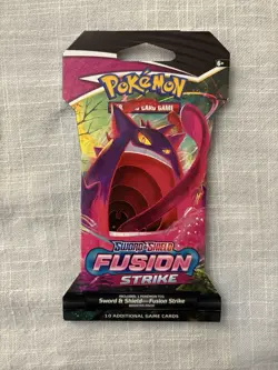 Pokemon TCG Sword & Shield Gengar Art 08 Fusion Strike Sleeved Booster Pack 820650809170 - Image 1