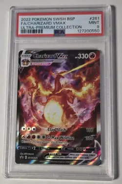 Charizard VMAX 2022 Promo SWSH261 Full Art Pokemon 2022 PSA 9 MINT - Image 1