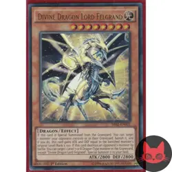 Yugioh Divine Dragon Lord Felgrand SR02-EN001 Ultra Rare 1st Edition NM - Image 1