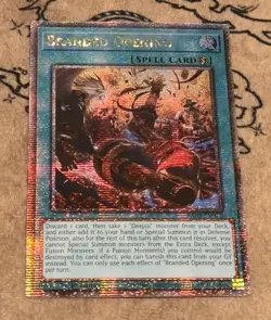 Yugioh Branded Opening RA03-EN070 1st Edition Quarter Century Secret Rare NM - Image 1