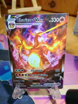 Pokemon TCG Charizard VMAX SWSH261 Black Star Promos Holo Card NM Condition - Image 1