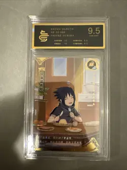 Sasuke Uchiha NR-SE-009 680/699 Graded CCG 9.5 Naruto Kayou Card - Image 1