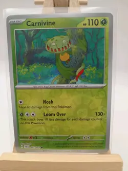 Carnivine 007/142 Reverse Holo NM Sv07: Stellar Crown Pokemon TCG Pokemon Card - Image 1