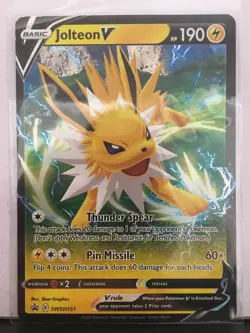 Jolteon V SWSH151 Promo Near Mint Condition Card Pokemon TCG! Read Description! - Image 1