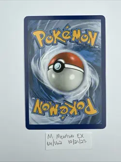 Pokemon M Mega Mewtwo EX Ultra Rare Holo TCG Card 64/162 XY Breakthrough - Image 2