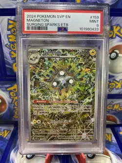 Magneton 159 Sv: Scarlet & Violet Promo Cards Holo. PSA Graded Mint 9. - Image 1