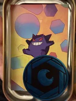 Pokemon TCG 151 Gengar Mini Tins With Art Card and Coin - Image 3