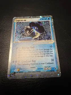 Lapras EX Holo Ruby and Sapphire Card 99/109 Ultra Rare Pokemon TCG NM - Image 1