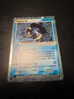 Lapras EX Holo Ruby and Sapphire Card 99/109 Ultra Rare Pokemon TCG NM - Image 2