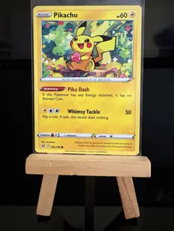 PIKACHU - 52/196 Lost Origina -l NM - Regular Common - Pokemon TCG Card - Image 1